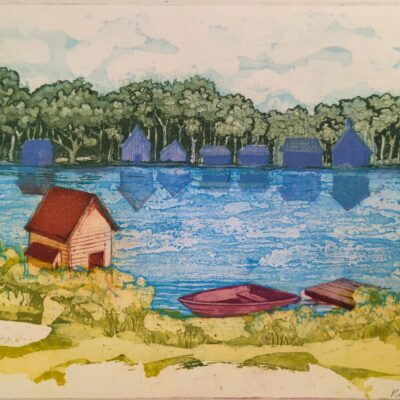 Renée Radell: Stoney Creek Intaglio Print